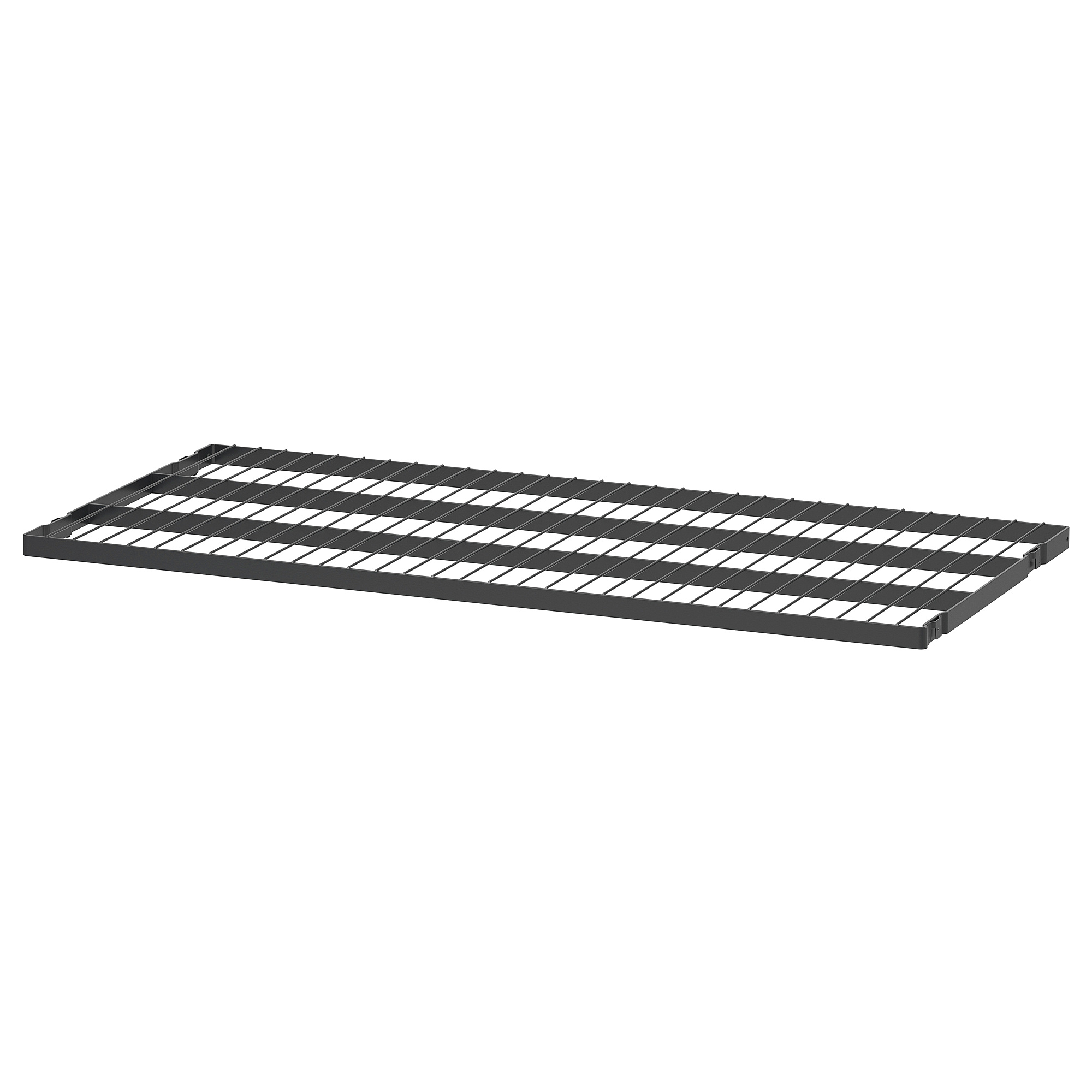 BOAXEL wire shelf anthracite 80x40 cm IKEA Latvija