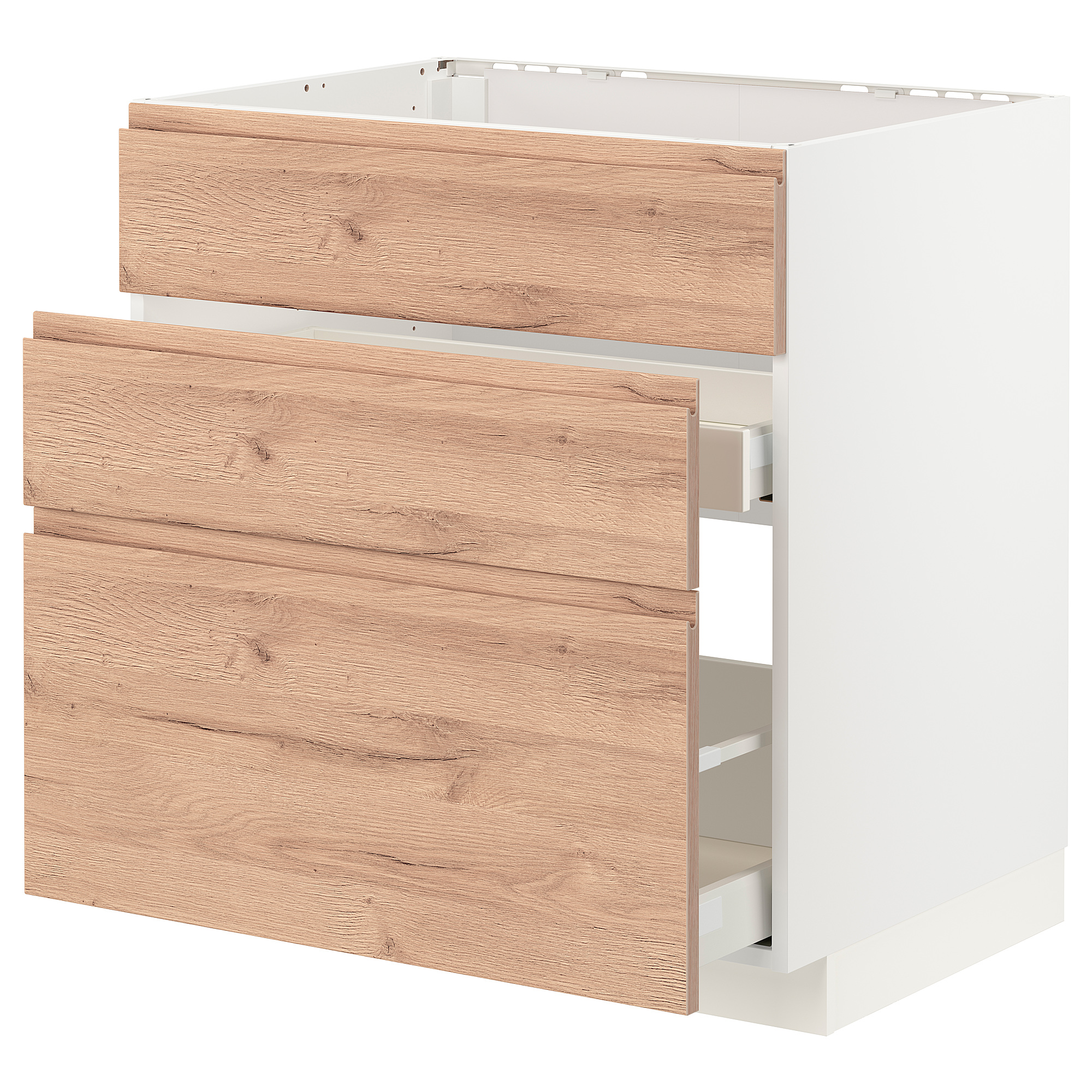 METOD/MAXIMERA шкаф под мойку+3фасада/2ящика 80x60 cm | IKEA Eesti