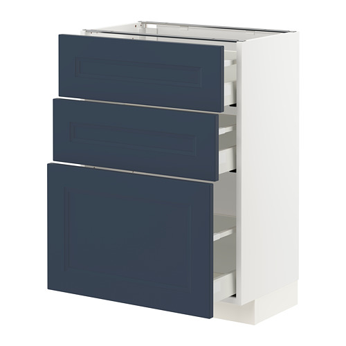 METOD/MAXIMERA base cabinet with 3 drawers