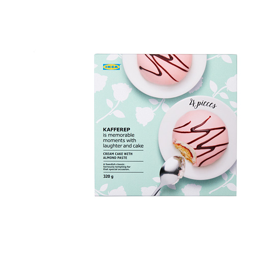 KAFFEREP, krēma kūka ar marcipānu