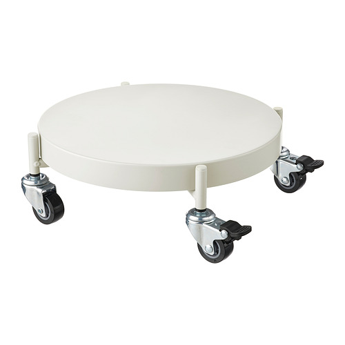 OLIVBLAD, augalų padėklas su ratukais