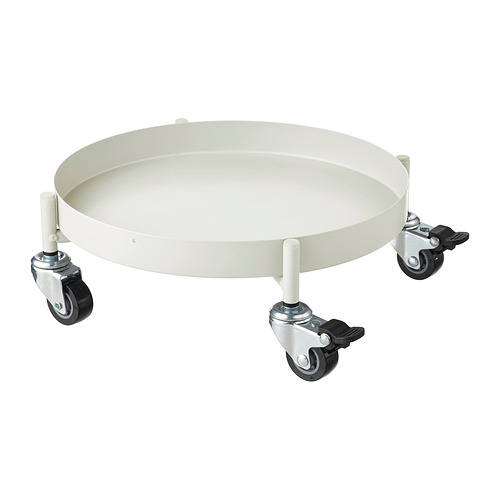 OLIVBLAD, augalų padėklas su ratukais