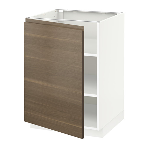 METOD base cabinet with shelves