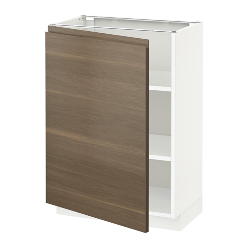 METOD base cabinet with shelves