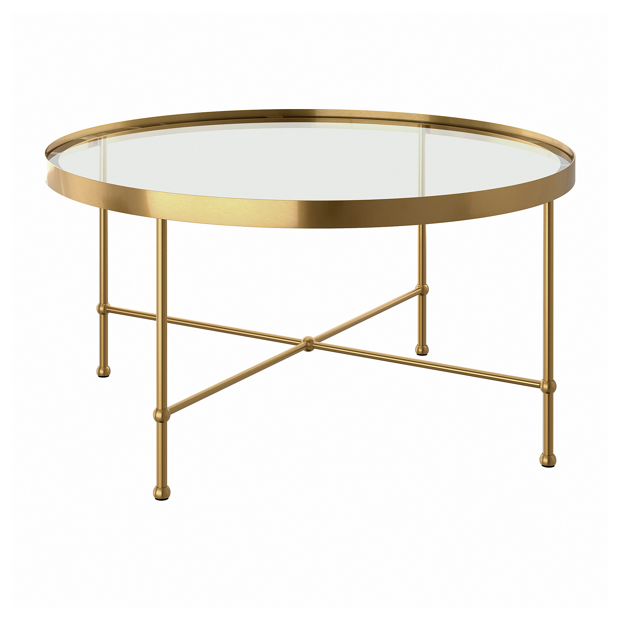 TORSJÖ coffee table gold effect/glass | IKEA Lietuva