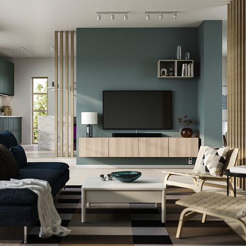 BESTÅ, TV bench with doors