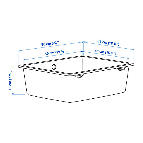 KILSVIKEN одинарная врезная мойка