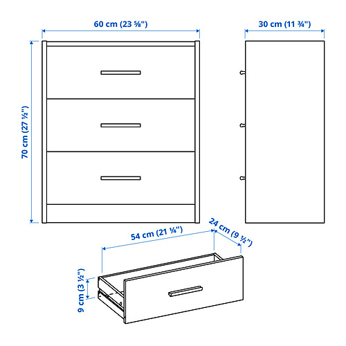 VIGRESTAD chest of drawers
