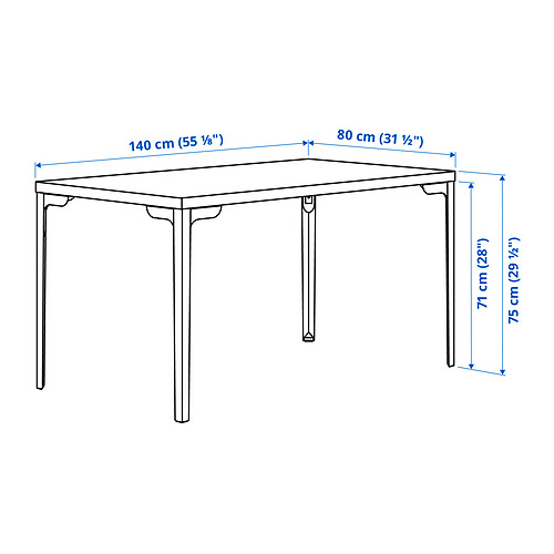 SKÅLSTA laud ja 4 tooli