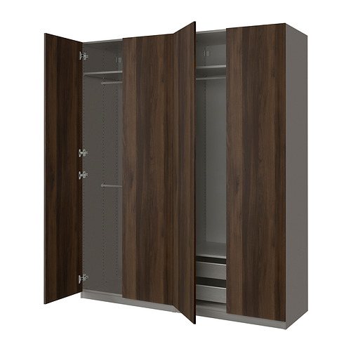 PAX/STORKLINTA гардероб, комбинация