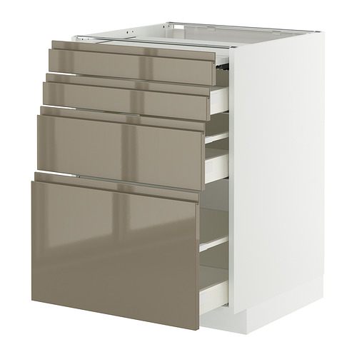 METOD/MAXIMERA põr.kapp väljat. tööpind/3 sahtlit