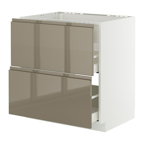 METOD/MAXIMERA sahtliga põr-kapp pliidile/õhupuh.