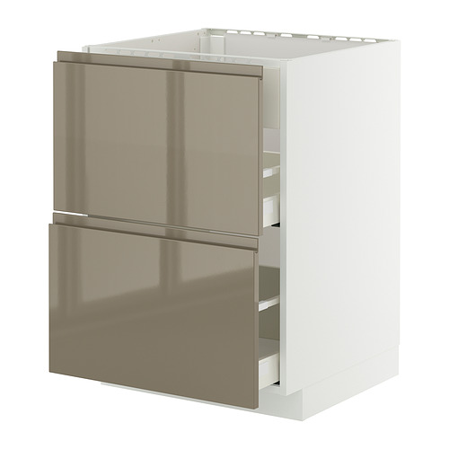 METOD/MAXIMERA sahtliga põr-kapp pliidile/õhupuh.