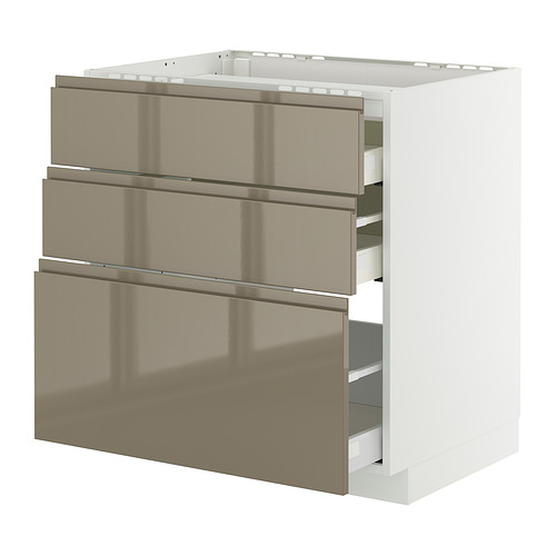 METOD/MAXIMERA põrandakapp pliid., 3 esip./3 saht.