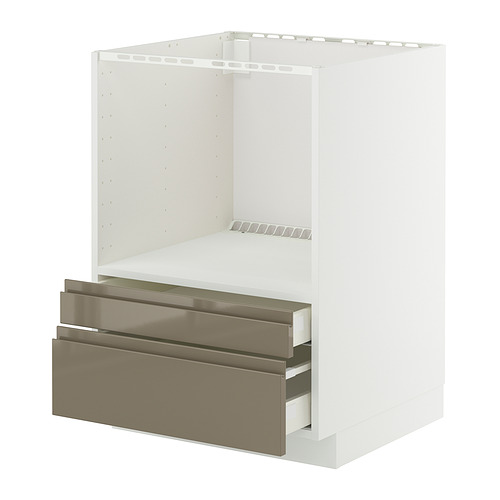 METOD/MAXIMERA põr.kapp kombi mikro.ahjule, sahtl.