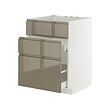 METOD/MAXIMERA base cab f sink+3 fronts/2 drawers