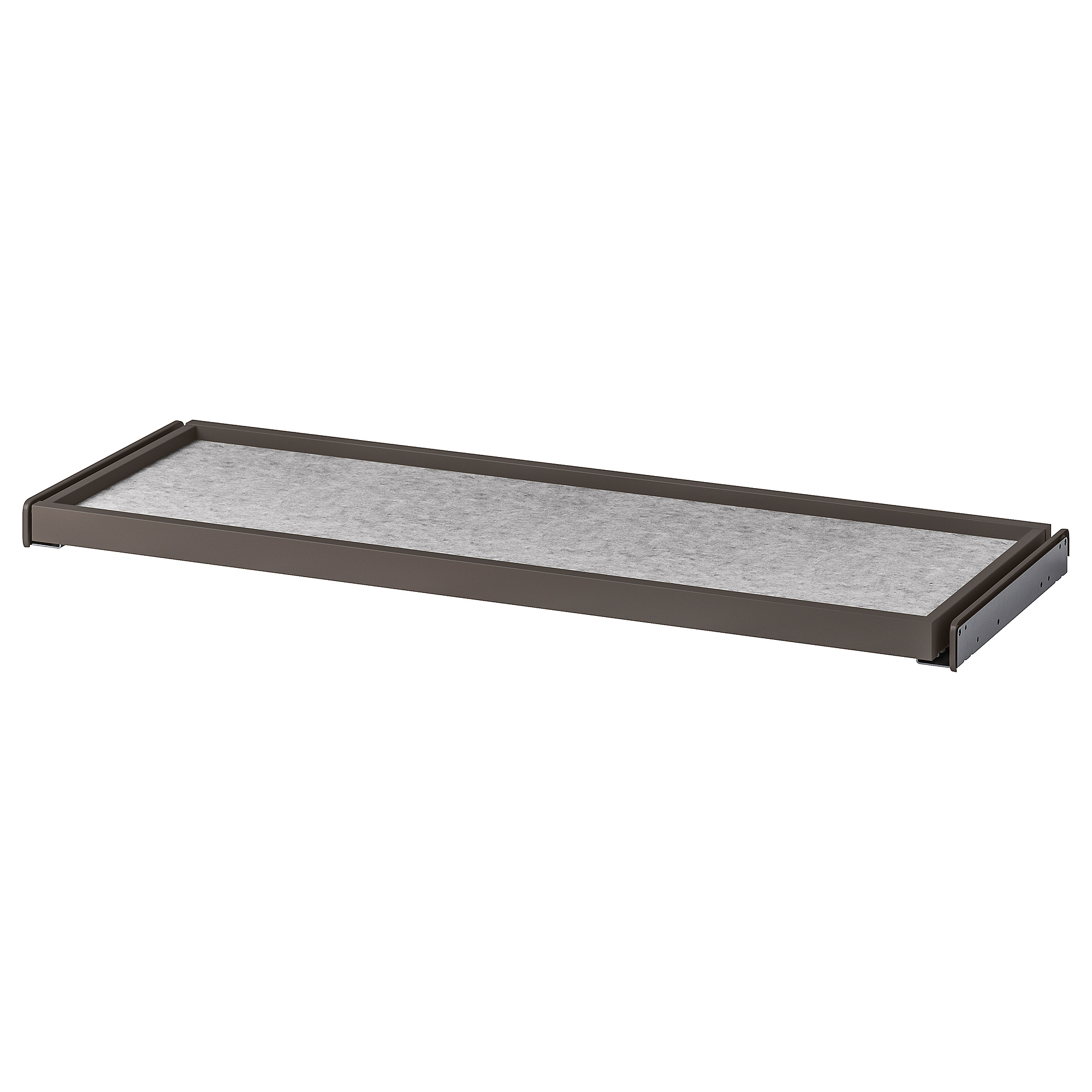 KOMPLEMENT pullout tray with drawer mat dark grey/light grey 100x35 cm IKEA Latvija