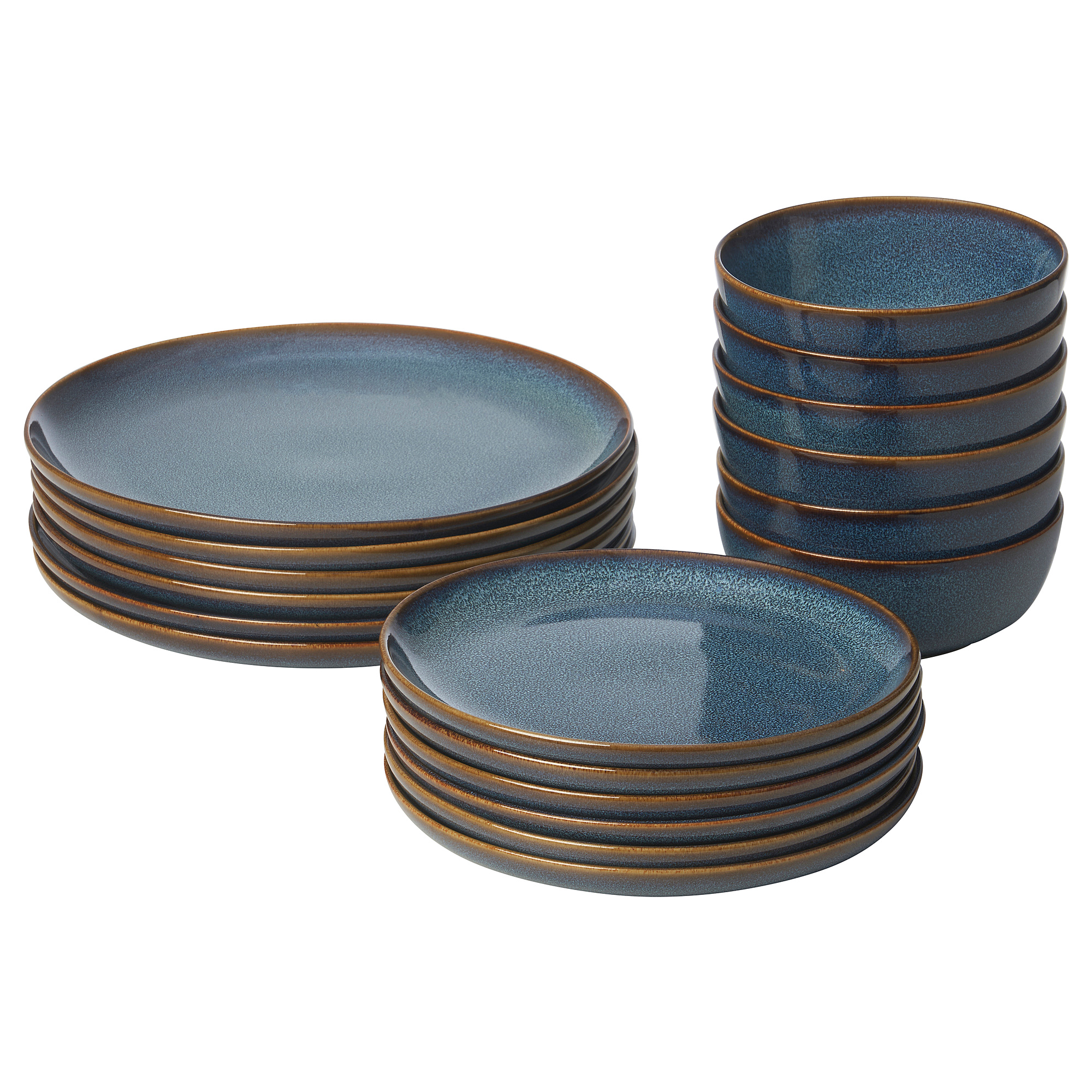 Deep Plate Ikea Blue Dinner Set Dinnerware Set Gladelig Plates