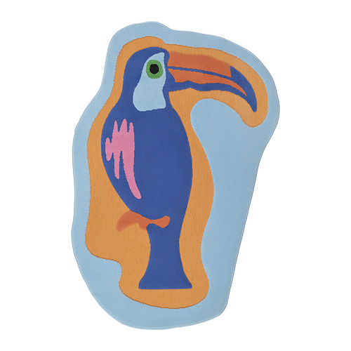 NATTHÄGER rug, low pile