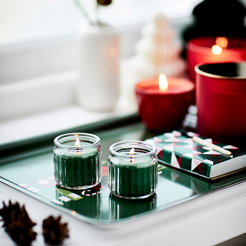 VINTERFINT, scented candle in glass