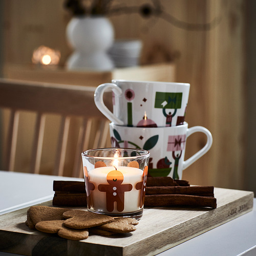 VINTERFINT, scented candle in glass