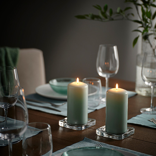 DAGLIGEN, unscented pillar candle