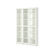 BILLY/OXBERG bookcase with glass-doors