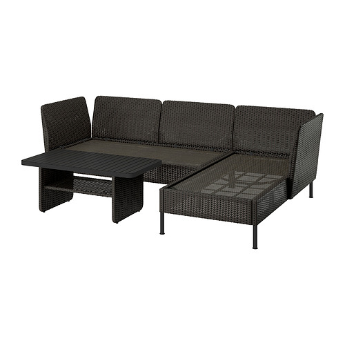 VITTSKÄR, trivietis poilsio baldų komplektas