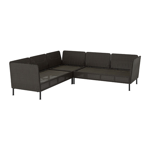 VITTSKÄR, keturvietė kampinė modulinė sofa