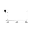 SAMBORD pendant lamp with 3 lamps