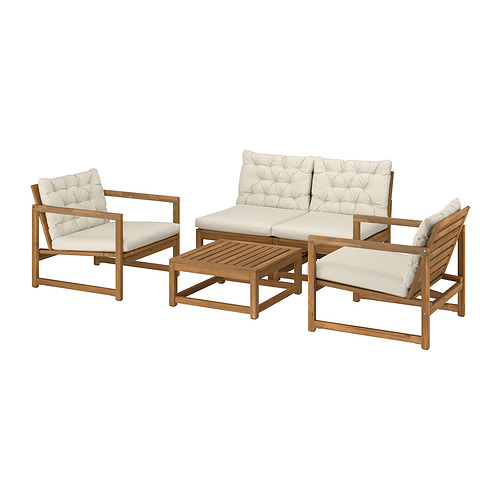 NÄMMARÖ, 4-seat conversation set, outdoor