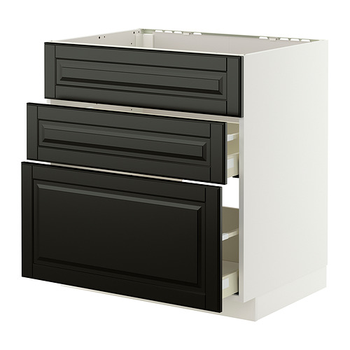 METOD/MAXIMERA sahtliga põr-kapp pliidile/õhupuh.