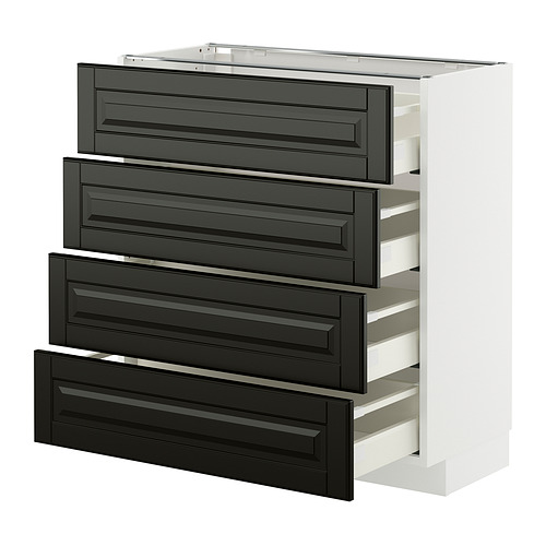 METOD/MAXIMERA, base cab 4 frnts/4 drawers