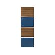 Walnut effect/blue