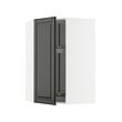 METOD corner wall cabinet with carousel