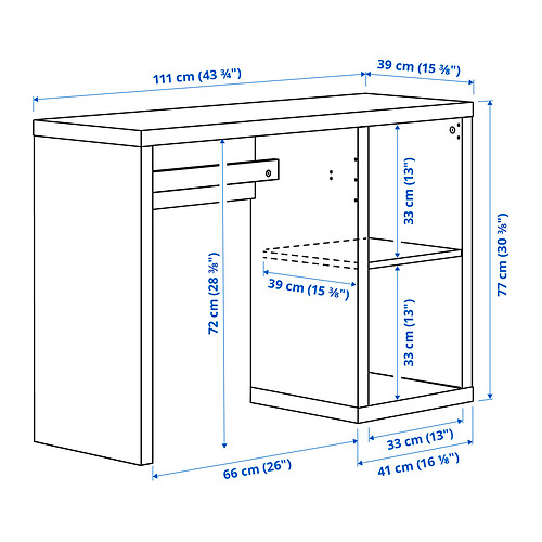 KALLAX desk