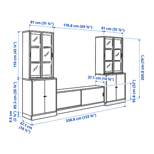 TONSTAD TV storage combination
