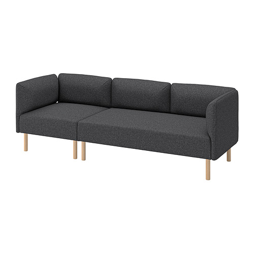LILLEHEM, trivietė modulinė sofa