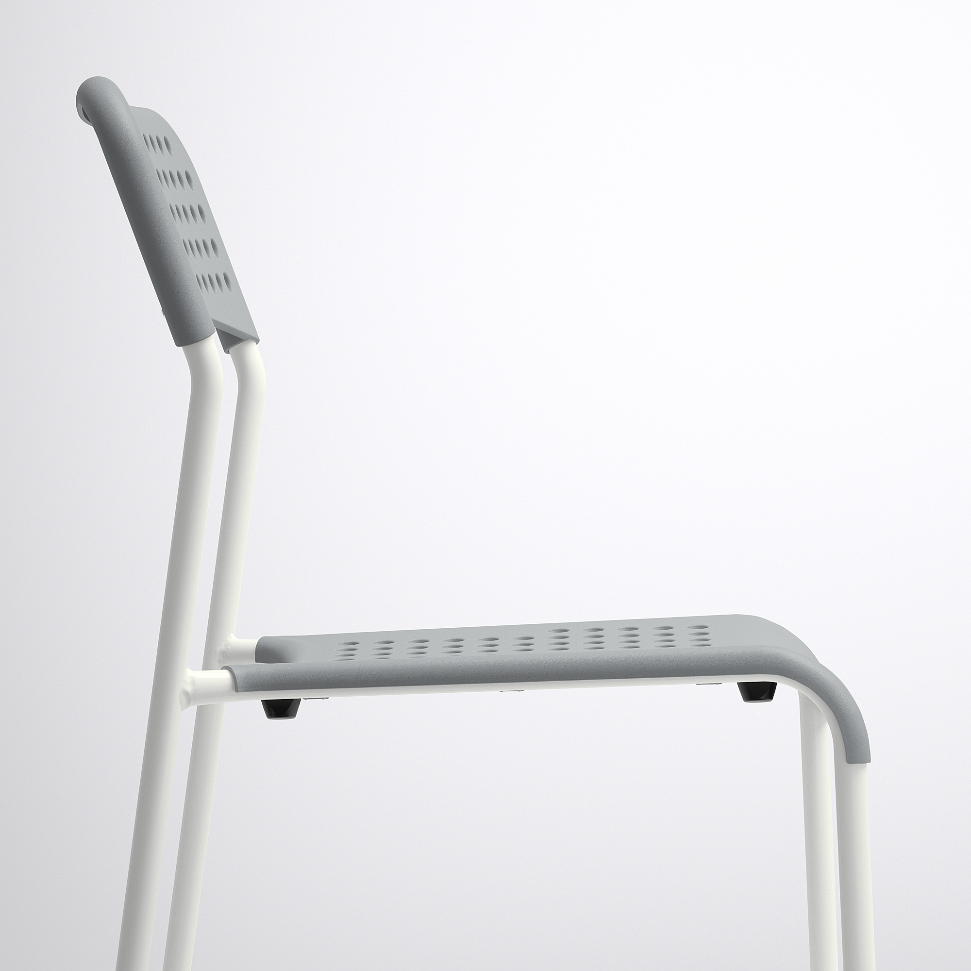 ADDE chair grey/white | IKEA Lietuva