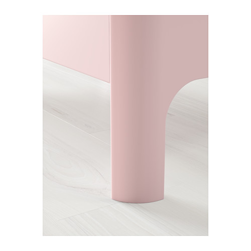 BUSUNGE extendable bed light pink 80x200 cm IKEA Lietuva