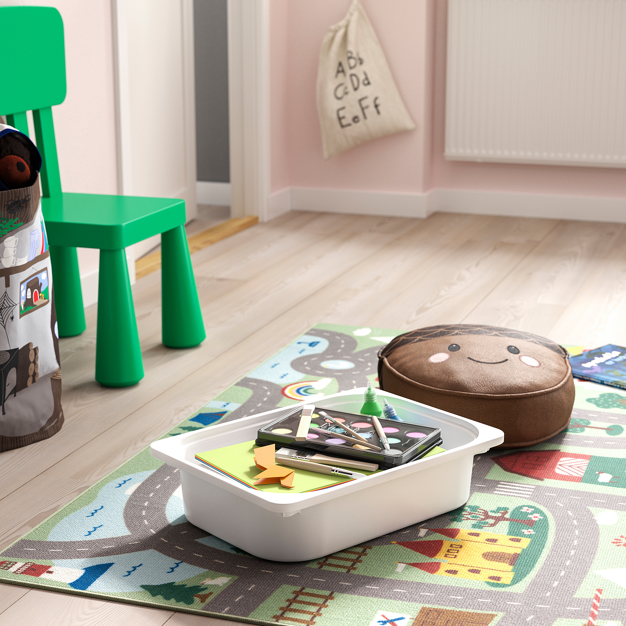 TROFAST storage combination with boxes white/white | IKEA