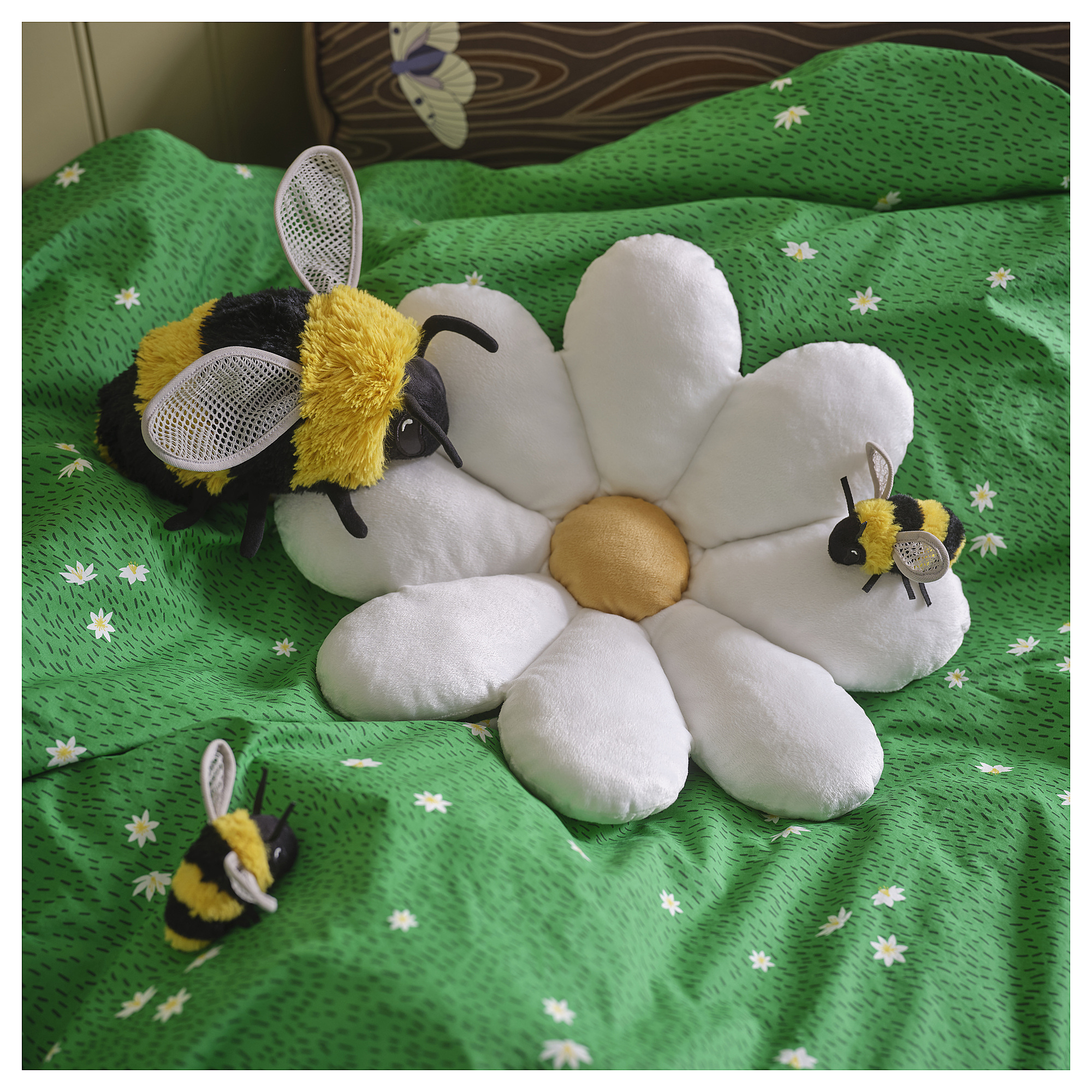 SKOGSDUVA soft toy mini-bumblebee/black yellow | IKEA Lietuva