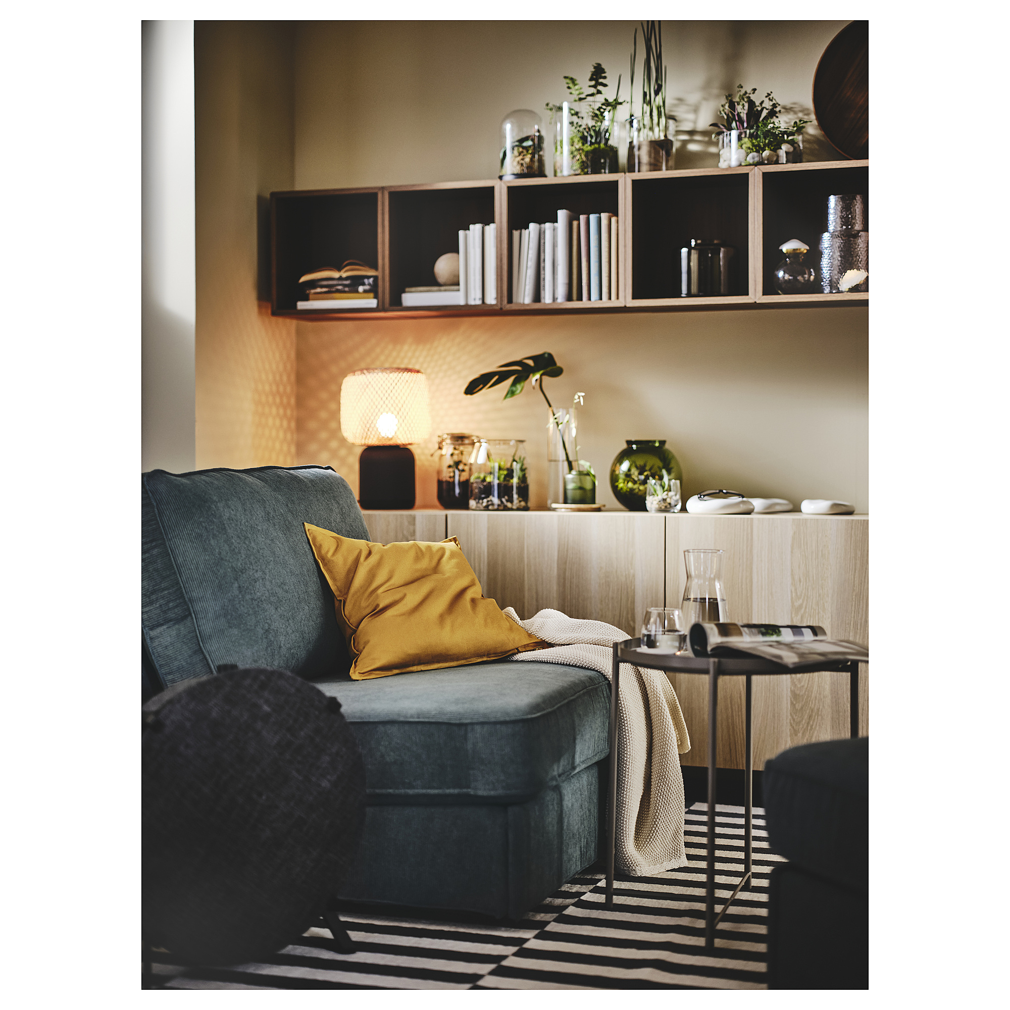 KIVIK 1-seat sofa-bed Kelinge grey-turquoise | IKEA Eesti