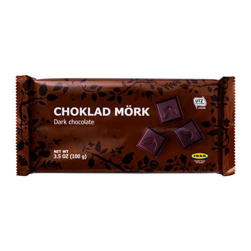 CHOKLAD MÖRK шоколад горький