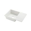KILSVIKEN inset sink, 1 bowl with drainboard
