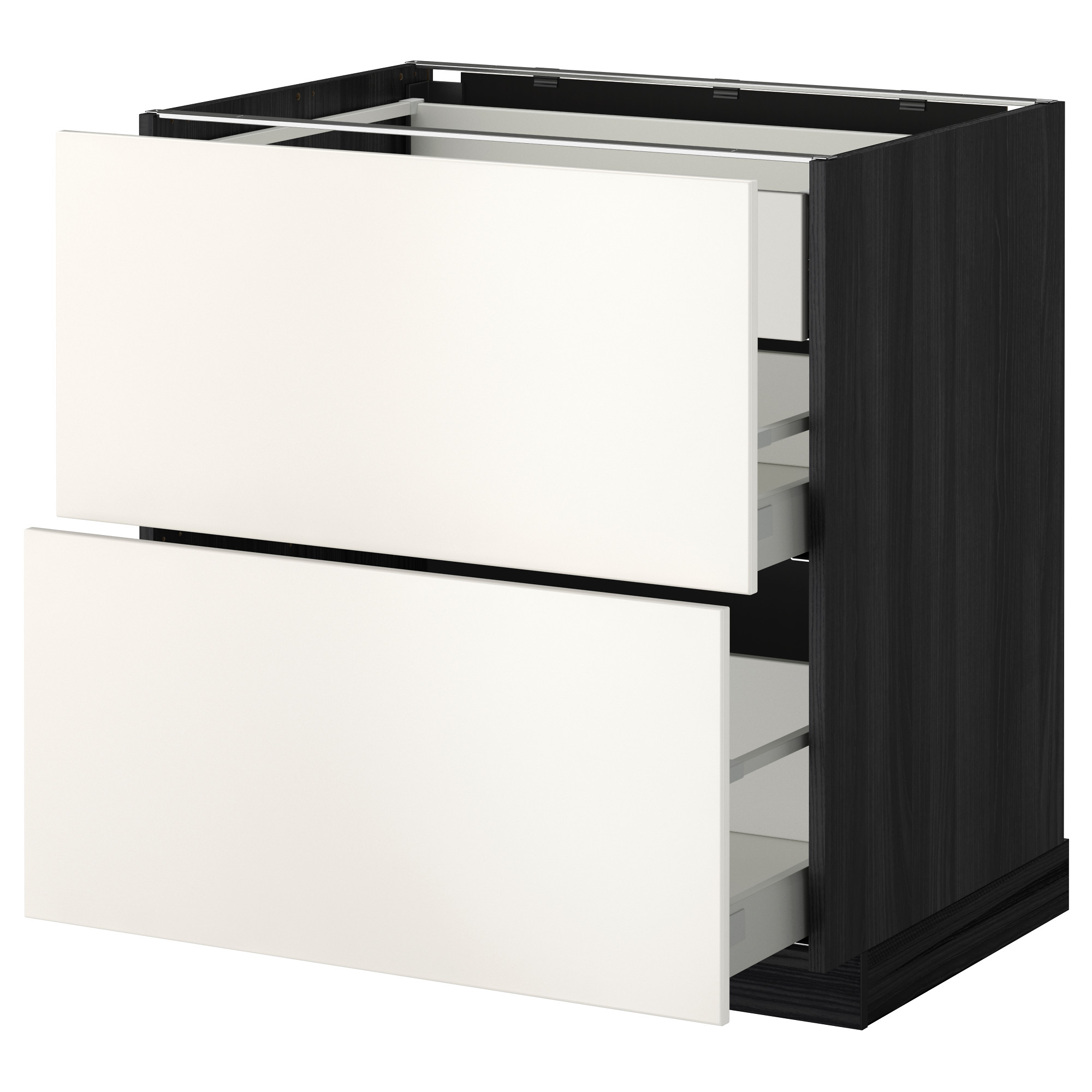 METOD/MAXIMERA alusk 2 esio/2 kesk/1 kõrg shtl must/Veddinge valge