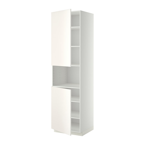 METOD high cab f micro w 2 doors/shelves