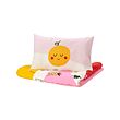 GRÖNFINK duvet cover 1 pillowcase for cot
