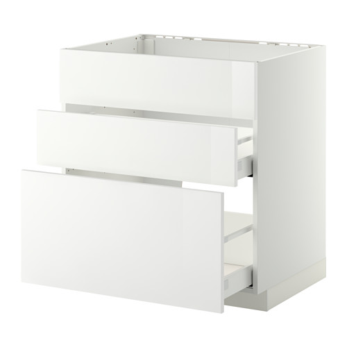 METOD/MAXIMERA base cab f sink+3 fronts/2 drawers