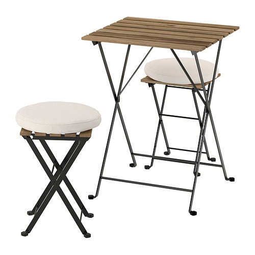 TÄRNÖ, table and 2 stools, outdoor